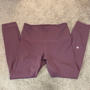 Lululemon Wunder Train Ribbed High-Rise Tight 25